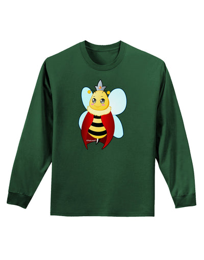 Queen Bee Mothers Day Adult Long Sleeve Dark T-Shirt-TooLoud-Dark-Green-Small-Davson Sales