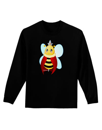 Queen Bee Mothers Day Adult Long Sleeve Dark T-Shirt-TooLoud-Black-Small-Davson Sales