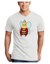 Queen Bee Mothers Day Adult V-Neck T-shirt-Mens V-Neck T-Shirt-TooLoud-White-Small-Davson Sales