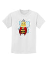 Queen Bee Mothers Day Childrens T-Shirt-Childrens T-Shirt-TooLoud-White-X-Small-Davson Sales