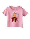 Queen Bee Mothers Day Infant T-Shirt-Infant T-Shirt-TooLoud-Candy-Pink-06-Months-Davson Sales