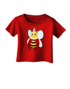 Queen Bee Mothers Day Infant T-Shirt Dark-Infant T-Shirt-TooLoud-Red-06-Months-Davson Sales