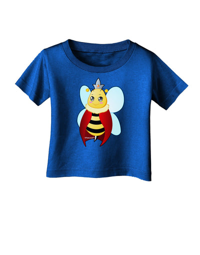 Queen Bee Mothers Day Infant T-Shirt Dark-Infant T-Shirt-TooLoud-Royal-Blue-06-Months-Davson Sales