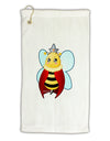 Queen Bee Mothers Day Micro Terry Gromet Golf Towel 16 x 25 inch by TooLoud-Golf Towel-TooLoud-White-Davson Sales