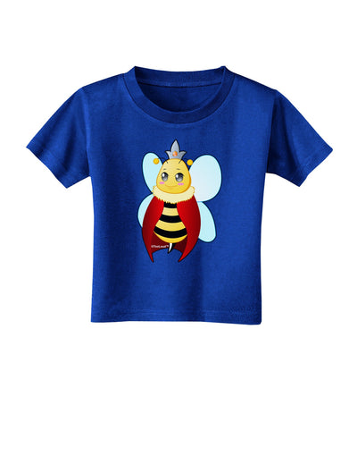 Queen Bee Mothers Day Toddler T-Shirt Dark-Toddler T-Shirt-TooLoud-Royal-Blue-2T-Davson Sales