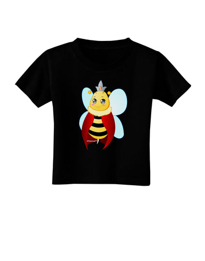 Queen Bee Mothers Day Toddler T-Shirt Dark-Toddler T-Shirt-TooLoud-Black-2T-Davson Sales