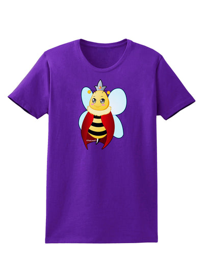 Queen Bee Mothers Day Womens Dark T-Shirt-TooLoud-Purple-X-Small-Davson Sales