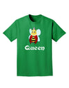 Queen Bee Text 2 Adult Dark T-Shirt-Mens T-Shirt-TooLoud-Kelly-Green-Small-Davson Sales