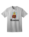 Queen Bee Text 2 Adult T-Shirt-unisex t-shirt-TooLoud-AshGray-Small-Davson Sales