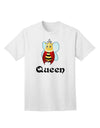 Queen Bee Text 2 Adult T-Shirt-unisex t-shirt-TooLoud-White-Small-Davson Sales