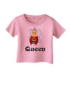 Queen Bee Text 2 Infant T-Shirt-Infant T-Shirt-TooLoud-Candy-Pink-06-Months-Davson Sales