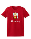 Queen Bee Text 2 Womens Dark T-Shirt-TooLoud-Red-X-Small-Davson Sales