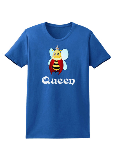 Queen Bee Text 2 Womens Dark T-Shirt-TooLoud-Royal-Blue-X-Small-Davson Sales