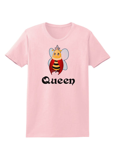 Queen Bee Text 2 Womens T-Shirt-Womens T-Shirt-TooLoud-PalePink-X-Small-Davson Sales