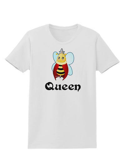 Queen Bee Text 2 Womens T-Shirt-Womens T-Shirt-TooLoud-White-X-Small-Davson Sales