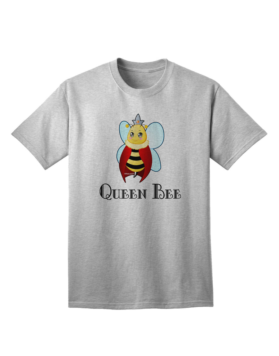 Queen Bee Text Adult T-Shirt-unisex t-shirt-TooLoud-White-Small-Davson Sales