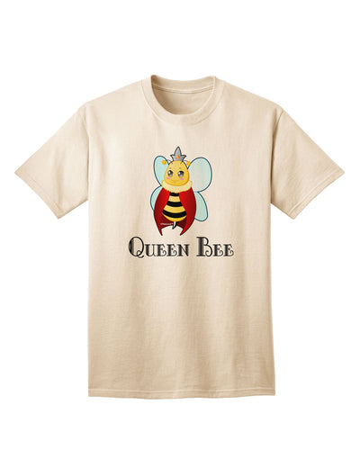 Queen Bee Text Adult T-Shirt-unisex t-shirt-TooLoud-Natural-Small-Davson Sales