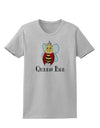 Queen Bee Text Womens T-Shirt-Womens T-Shirt-TooLoud-AshGray-X-Small-Davson Sales