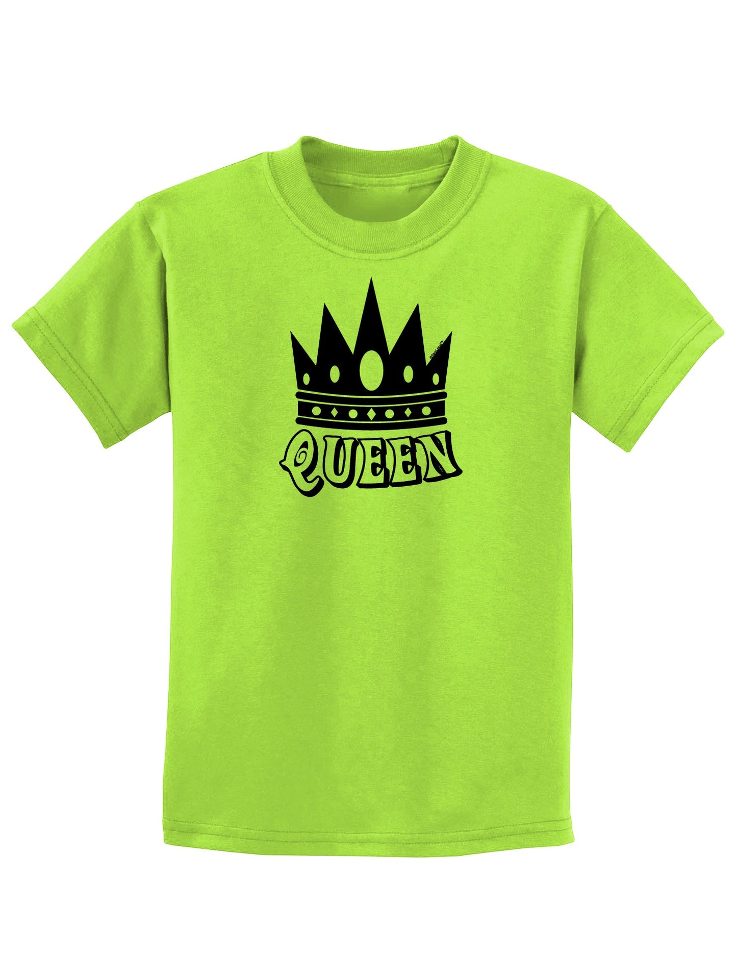 Queen Childrens T-Shirt-Childrens T-Shirt-TooLoud-Lime-Green-X-Small-Davson Sales