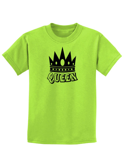 Queen Childrens T-Shirt-Childrens T-Shirt-TooLoud-Lime-Green-X-Small-Davson Sales