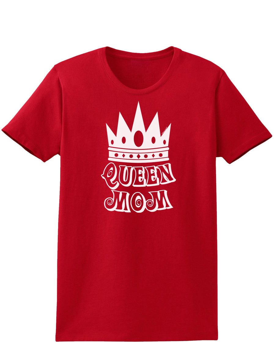 Queen Mom Womens Dark T-Shirt-TooLoud-Black-X-Small-Davson Sales