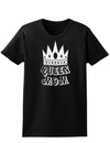 Queen Mom Womens Dark T-Shirt-TooLoud-Black-X-Small-Davson Sales