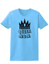 Queen Mom Womens T-Shirt-Womens T-Shirt-TooLoud-Aquatic-Blue-X-Small-Davson Sales