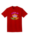 Queen Of Mardi Gras Adult Dark T-Shirt-Mens T-Shirt-TooLoud-Red-Small-Davson Sales