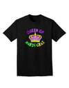 Queen Of Mardi Gras Adult Dark T-Shirt-Mens T-Shirt-TooLoud-Black-Small-Davson Sales