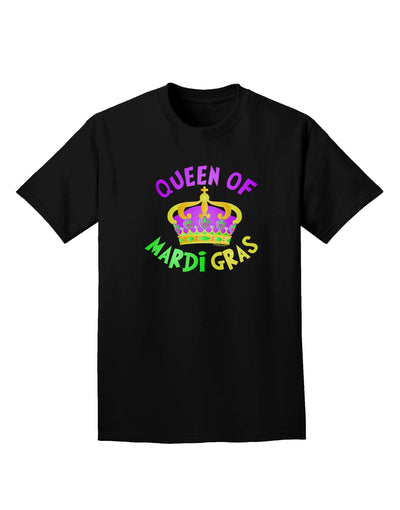 Queen Of Mardi Gras Adult Dark T-Shirt-Mens T-Shirt-TooLoud-Black-Small-Davson Sales