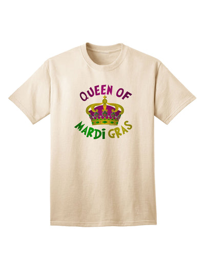 Queen Of Mardi Gras Adult T-Shirt-Mens T-Shirt-TooLoud-Natural-Small-Davson Sales