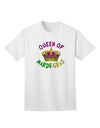 Queen Of Mardi Gras Adult T-Shirt-Mens T-Shirt-TooLoud-White-Small-Davson Sales