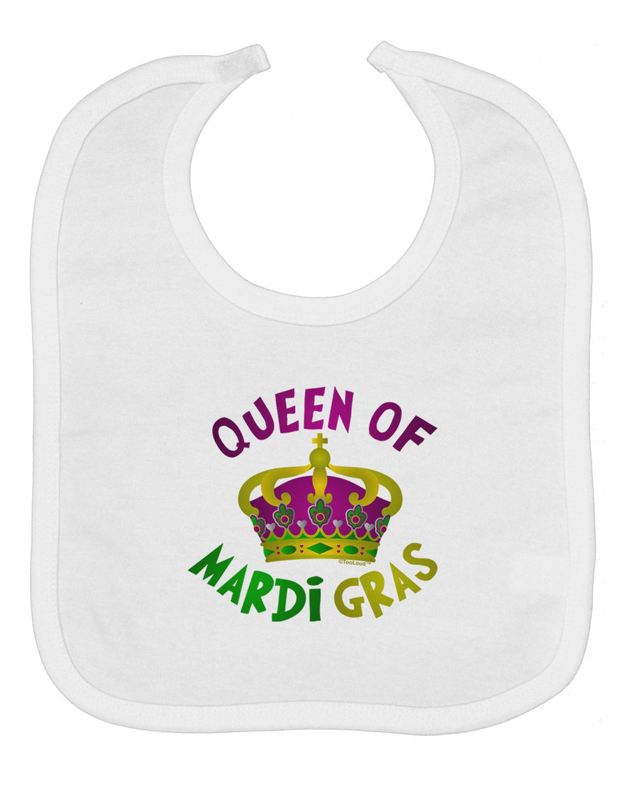 Queen Of Mardi Gras Baby Bib