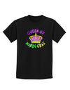 Queen Of Mardi Gras Childrens Dark T-Shirt-Childrens T-Shirt-TooLoud-Black-X-Small-Davson Sales