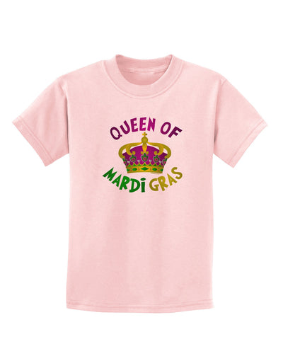 Queen Of Mardi Gras Childrens T-Shirt-Childrens T-Shirt-TooLoud-PalePink-X-Small-Davson Sales