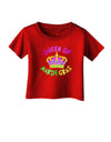 Queen Of Mardi Gras Infant T-Shirt Dark-Infant T-Shirt-TooLoud-Red-06-Months-Davson Sales