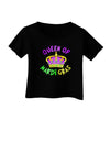 Queen Of Mardi Gras Infant T-Shirt Dark-Infant T-Shirt-TooLoud-Black-06-Months-Davson Sales