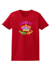 Queen Of Mardi Gras Womens Dark T-Shirt-Womens T-Shirt-TooLoud-Red-X-Small-Davson Sales