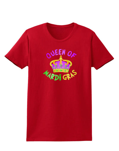 Queen Of Mardi Gras Womens Dark T-Shirt-Womens T-Shirt-TooLoud-Red-X-Small-Davson Sales