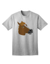 Quirky Cartoon Horse Head - Premium Adult T-Shirt Collection-Mens T-shirts-TooLoud-AshGray-Small-Davson Sales