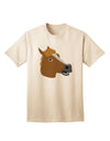 Quirky Cartoon Horse Head - Premium Adult T-Shirt Collection-Mens T-shirts-TooLoud-Natural-Small-Davson Sales