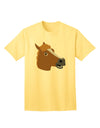 Quirky Cartoon Horse Head - Premium Adult T-Shirt Collection-Mens T-shirts-TooLoud-Yellow-Small-Davson Sales
