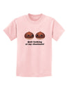 Quit Looking At My Chestnuts - Funny Childrens T-Shirt-Childrens T-Shirt-TooLoud-PalePink-X-Small-Davson Sales