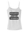 RESILIENCE AMBITION TOUGHNESS Dark Womens V-Neck Dark T-Shirt-Womens V-Neck T-Shirts-TooLoud-White-Small-Davson Sales