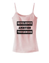 RESILIENCE AMBITION TOUGHNESS Dark Womens V-Neck Dark T-Shirt-Womens V-Neck T-Shirts-TooLoud-SoftPink-Small-Davson Sales