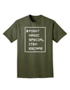 RPG Command Selection List Adult Dark T-Shirt by TooLoud-Mens T-Shirt-TooLoud-Military-Green-Small-Davson Sales