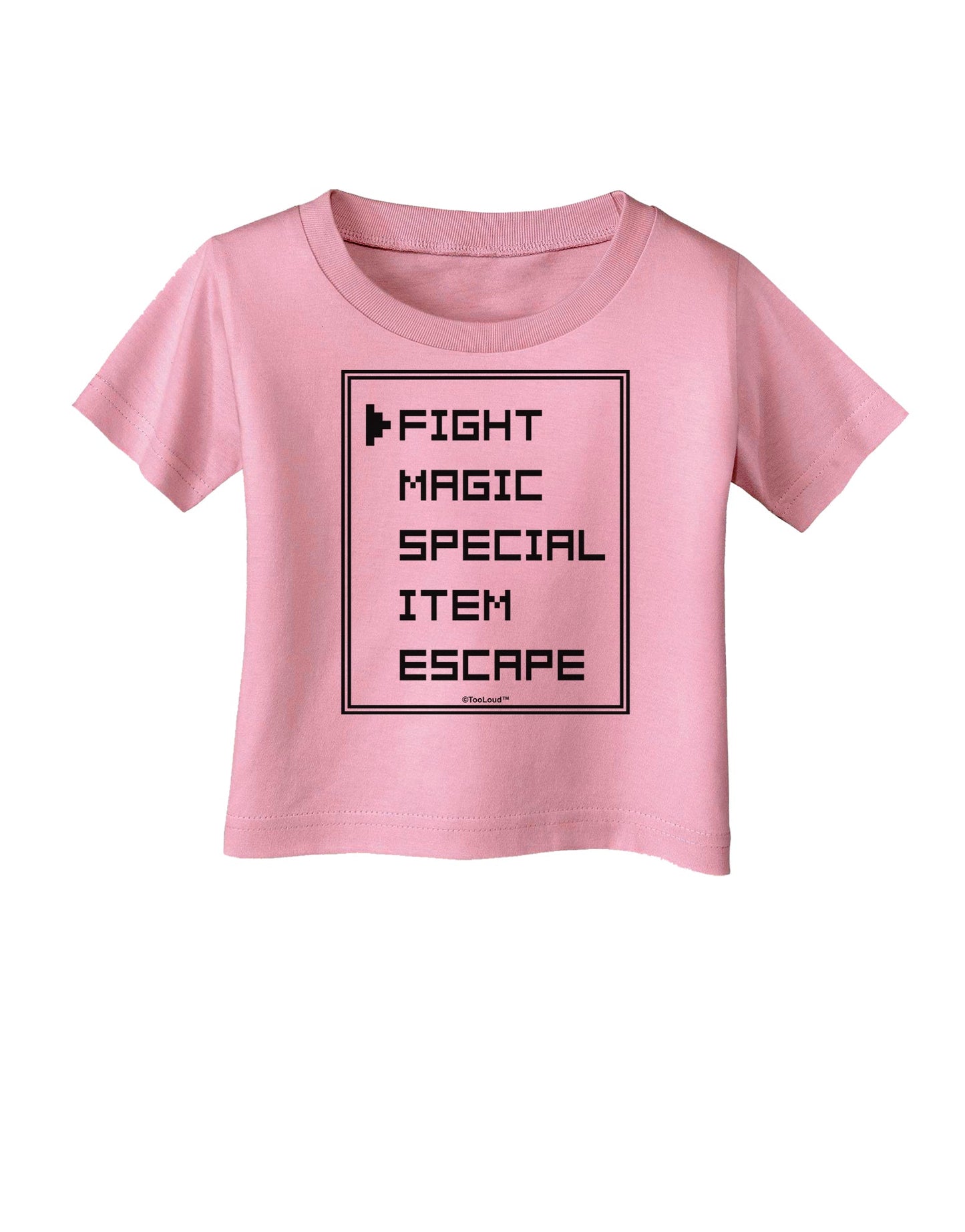 RPG Command Selection List Infant T-Shirt by TooLoud-Infant T-Shirt-TooLoud-Candy-Pink-06-Months-Davson Sales