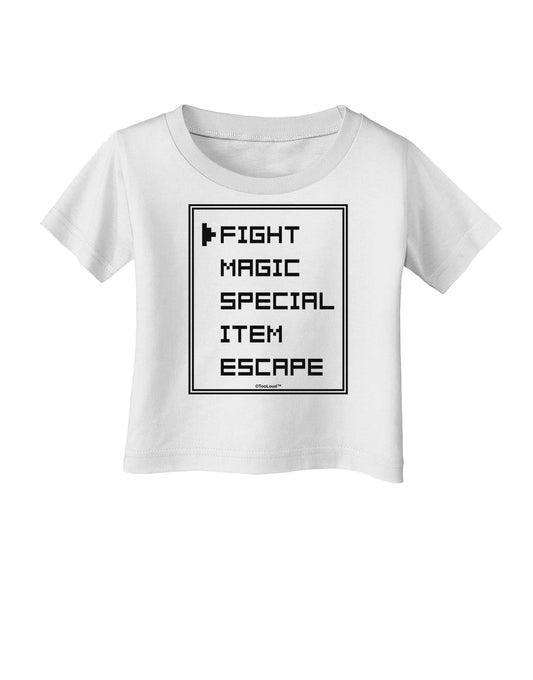 RPG Command Selection List Infant T-Shirt by TooLoud-Infant T-Shirt-TooLoud-White-06-Months-Davson Sales