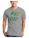 Rad Dad Design - 80s Neon Adult V-Neck T-shirt-Mens V-Neck T-Shirt-TooLoud-HeatherGray-Small-Davson Sales