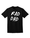 Rad Dad Design Adult Dark T-Shirt-Mens T-Shirt-TooLoud-Black-Small-Davson Sales